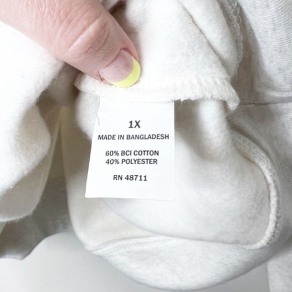 MTA Sport Light Heather Grey Basic Crew Neck Lounge Neutral Pullover Sweatshirt - Picture 15 of 16